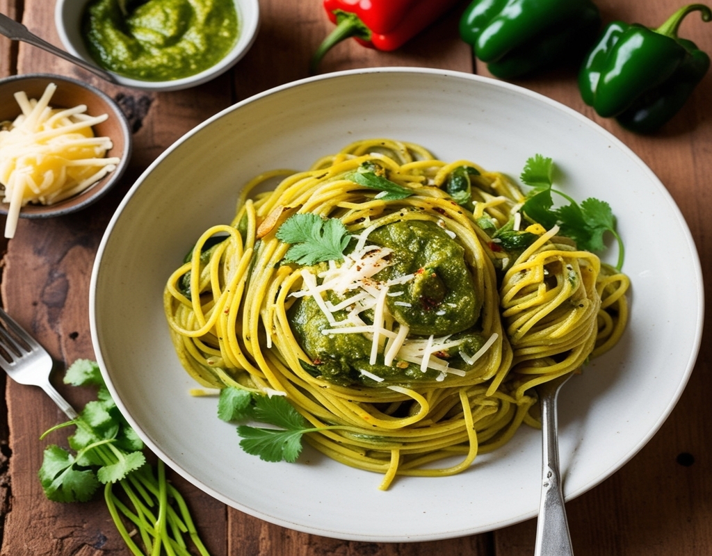 What is Green Spaghetti Made Of?