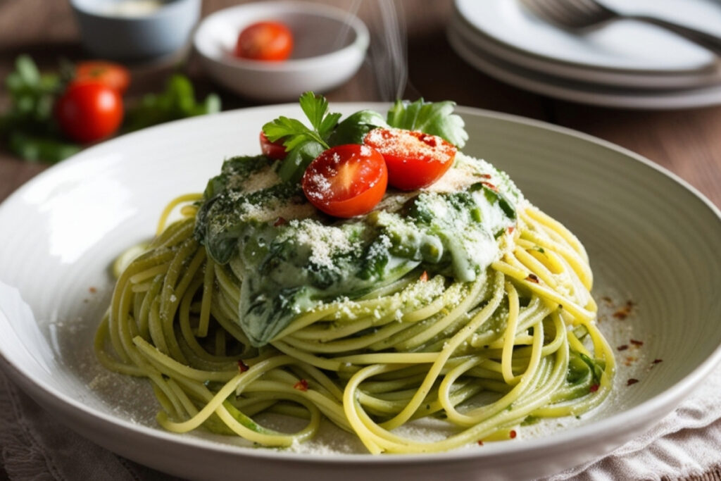 Green Spaghetti