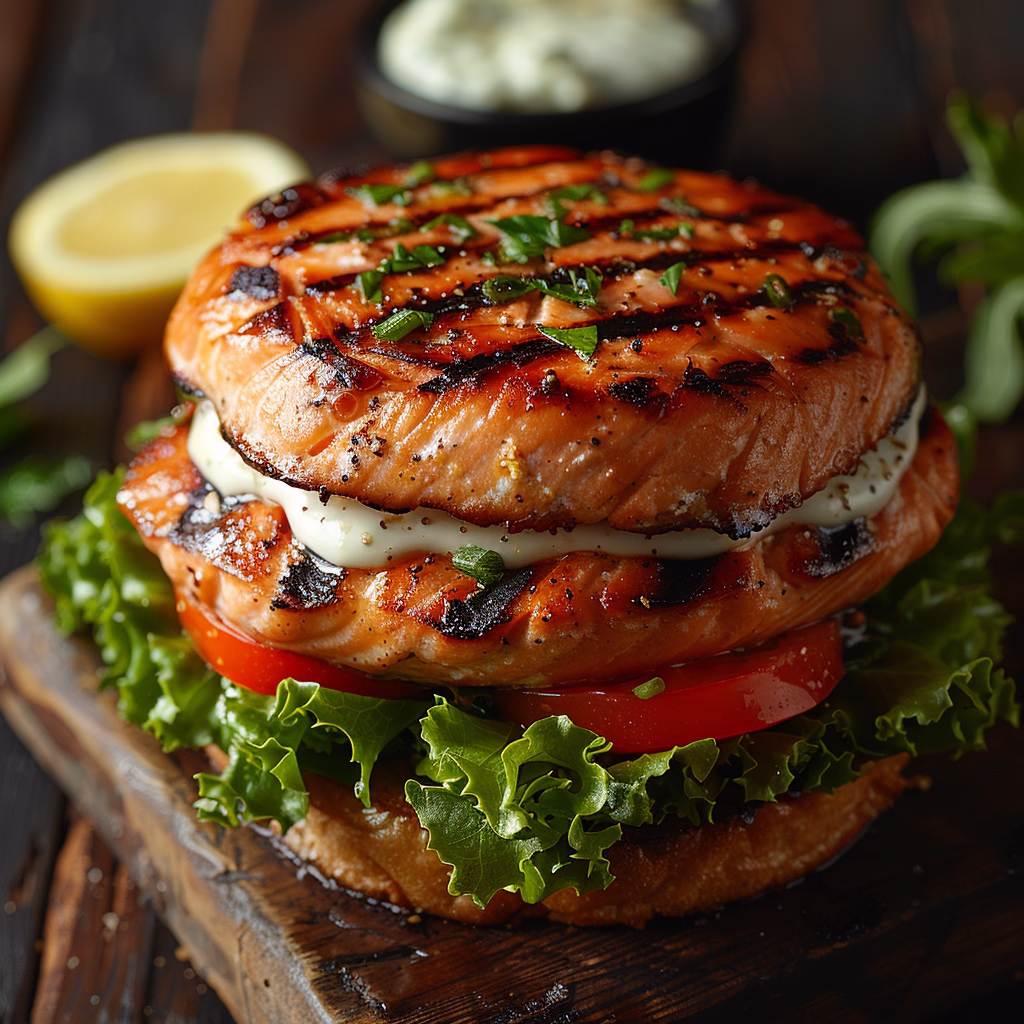 grilled salmon