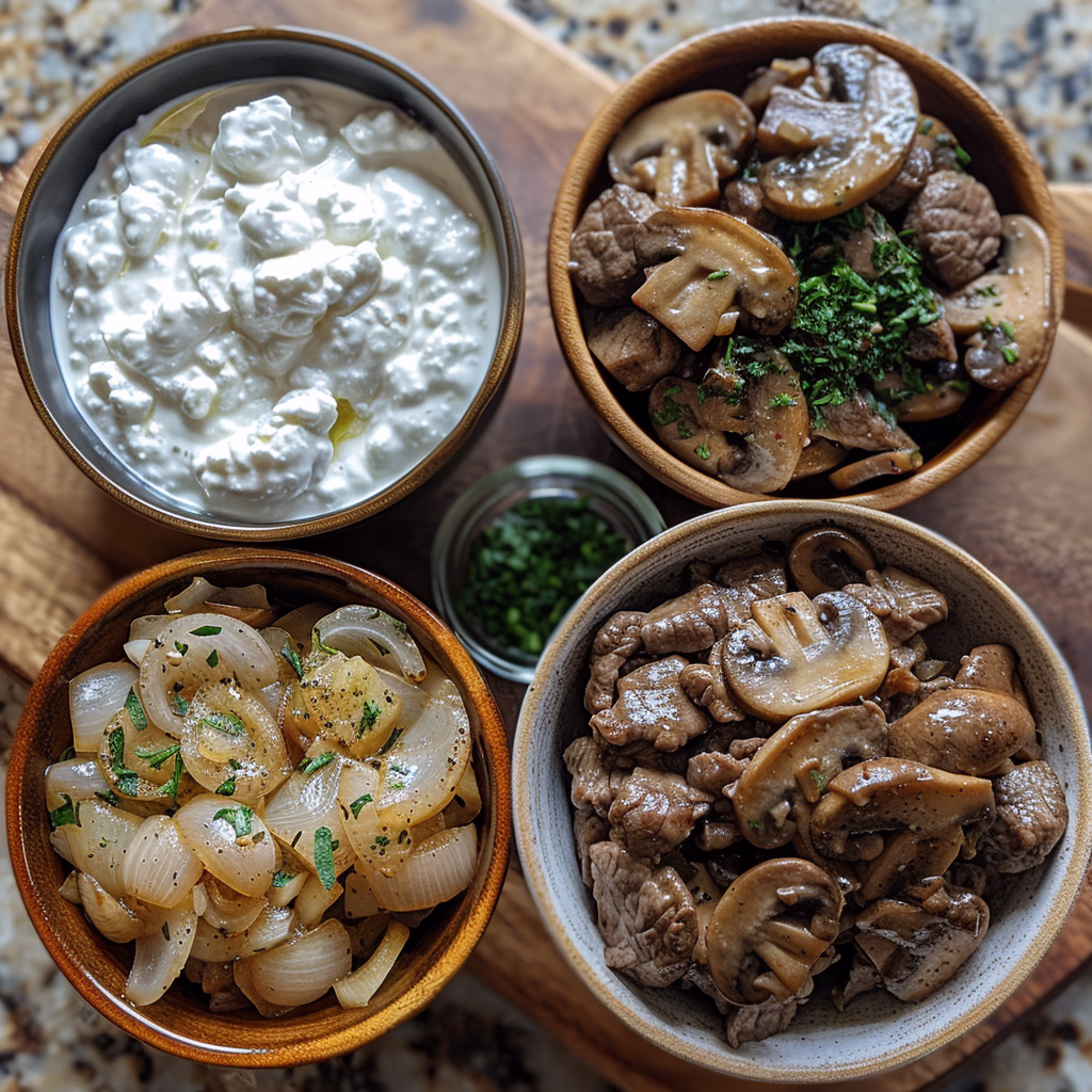 What is the Sauce in Beef Stroganoff Made Of? 